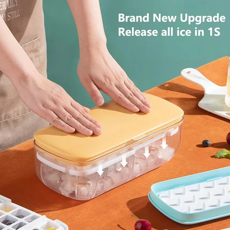 Press-Type-Ice-Cube-Maker-Silicone-Ice-Tray-Making-Mold-with-Lid-Creative-Storage-Box-Square-1